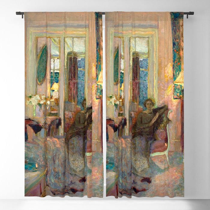 Edouard Vuillard Portrait of Princess Bibesco  Window Curtain Gallery Image 1
