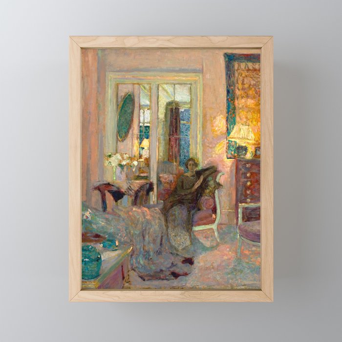 Edouard Vuillard Portrait of Princess Bibesco  Mini Art Print Gallery Image 1