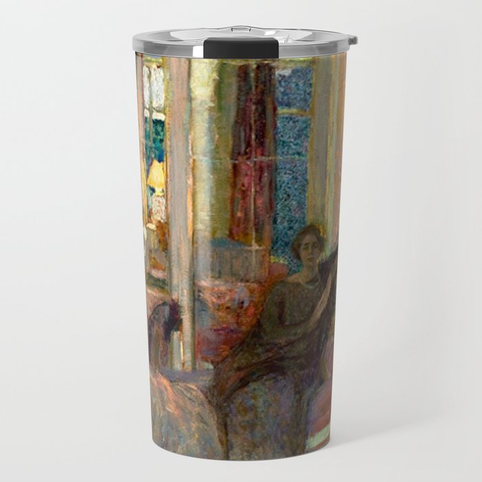 Edouard Vuillard Portrait of Princess Bibesco  Travel Mug Gallery Image 1