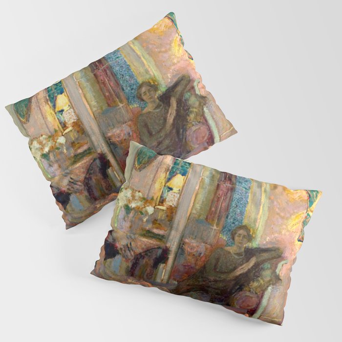 Edouard Vuillard Portrait of Princess Bibesco  Pillow Sham Gallery Image 3
