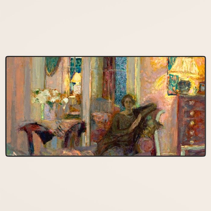 Edouard Vuillard Portrait of Princess Bibesco  Desk Mat Gallery Image 3