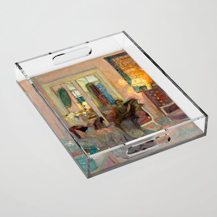 Edouard Vuillard Portrait of Princess Bibesco  Acrylic Tray Gallery Image 1