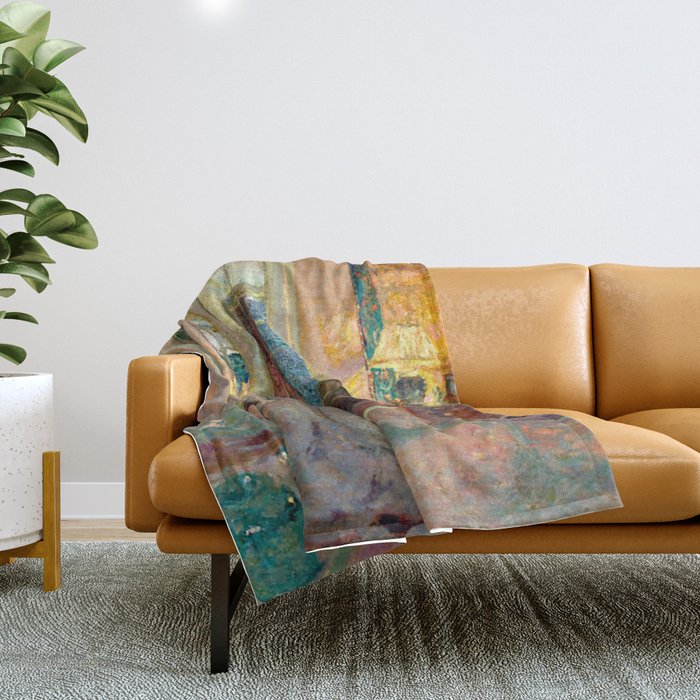 Edouard Vuillard Portrait of Princess Bibesco  Throw Blanket Gallery Image 1