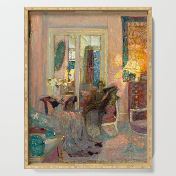 Edouard Vuillard Portrait of Princess Bibesco  Serving Tray Gallery Image 1