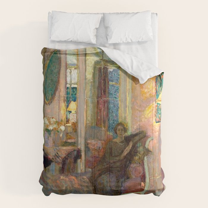Edouard Vuillard Portrait of Princess Bibesco  Comforter Gallery Image 1