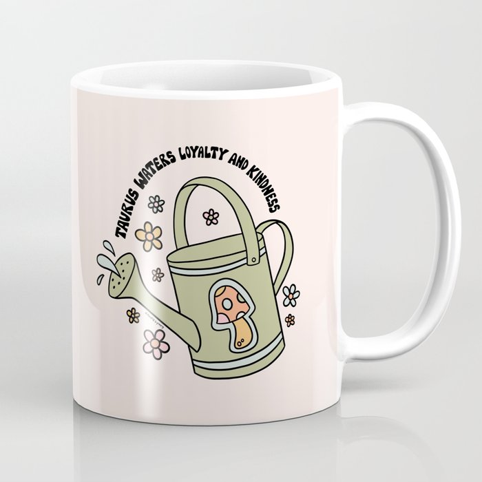 Taurus Watering Can Coffee Mug Gallery Image 1