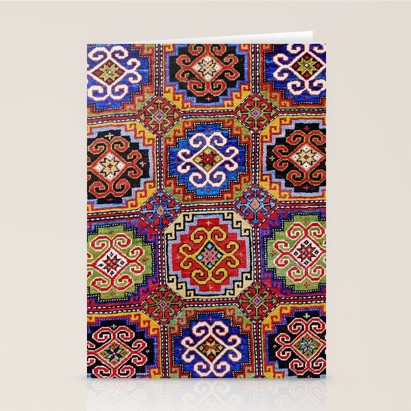 19th Century Armenian Kazak dated 1896 Stationery Card Gallery Image 2
