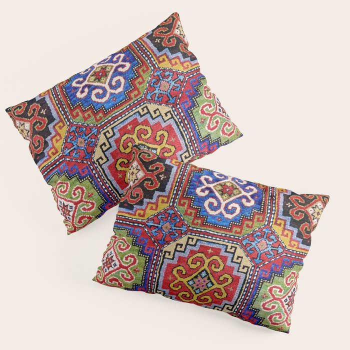 19th Century Armenian Kazak dated 1896 Pillow Sham Gallery Image 3