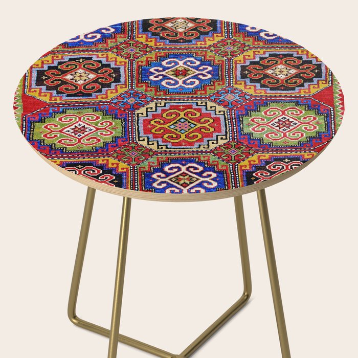 19th Century Armenian Kazak dated 1896 Side Table Gallery Image 2