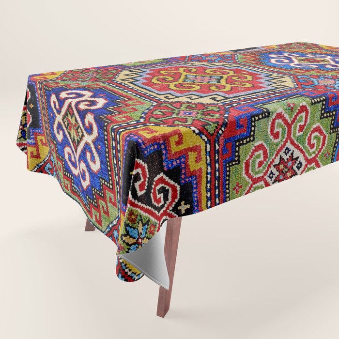 19th Century Armenian Kazak dated 1896 Tablecloth Gallery Image 1