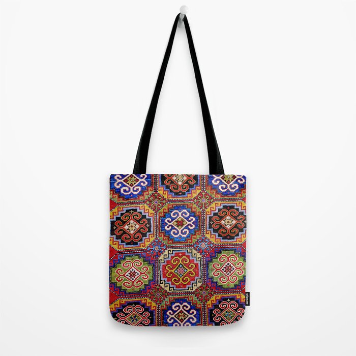19th Century Armenian Kazak dated 1896 Tote Bag Gallery Image 2