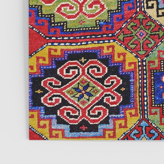 19th Century Armenian Kazak dated 1896 Poster Gallery Image 3