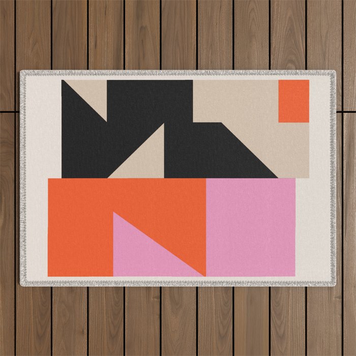 Abstraction 16 Outdoor Rug Gallery Image 1