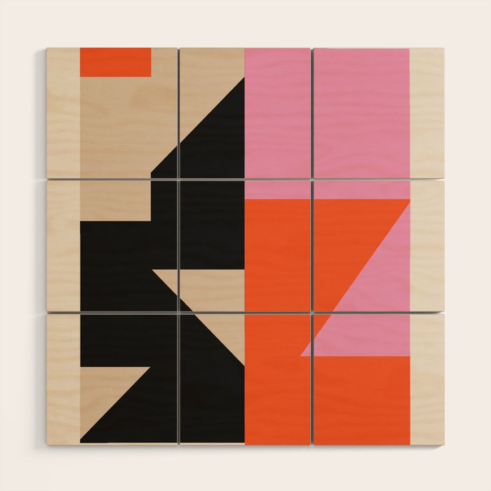 Abstraction 16 Wood Wall Art Gallery Image 1
