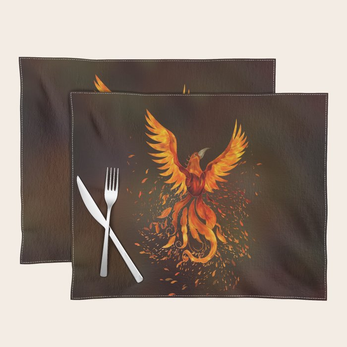 Rising Phoenix Bird  Placemat Gallery Image 1