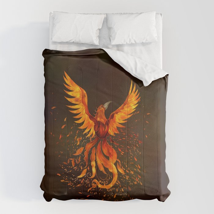 Rising Phoenix Bird  Comforter Gallery Image 6