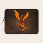 Rising Phoenix Bird  Laptop Sleeve Gallery Image 1