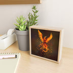 Rising Phoenix Bird  Mini Art Print Gallery Image 2