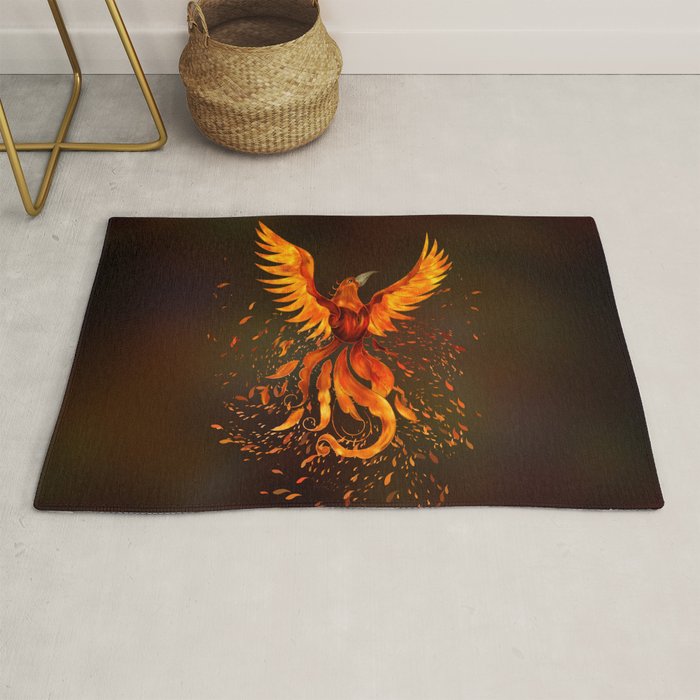 Rising Phoenix Bird  Rug Gallery Image 1