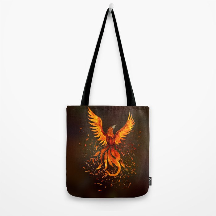 Rising Phoenix Bird  Tote Bag Gallery Image 2