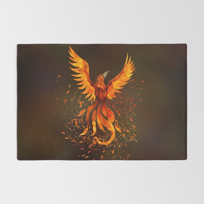 Rising Phoenix Bird  Rug Gallery Image 2
