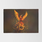 Rising Phoenix Bird  Rug Gallery Image 2