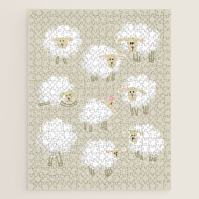 Herd of sheep Jigsaw Puzzle Gallery Image 1