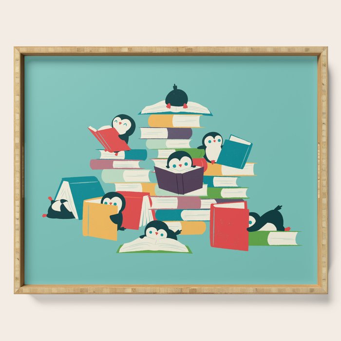 Reading Penguins Serving Tray Gallery Image 1