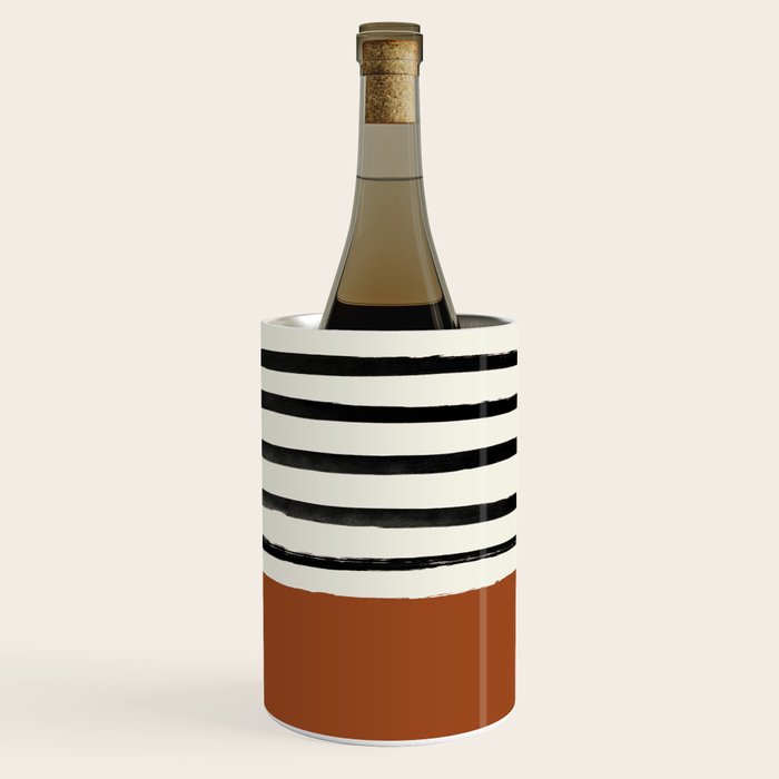 Burnt Orange x Stripes Wine Chiller Gallery Image 2