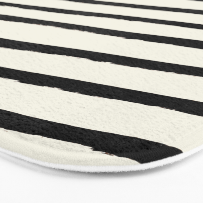 Burnt Orange x Stripes Bath Mat Gallery Image 3