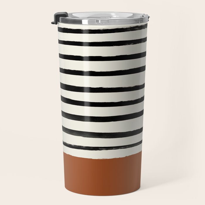 Burnt Orange x Stripes Travel Mug Gallery Image 3
