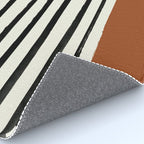 Burnt Orange x Stripes Rug Gallery Image 4