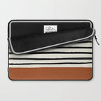 Burnt Orange x Stripes Laptop Sleeve Gallery Image 2