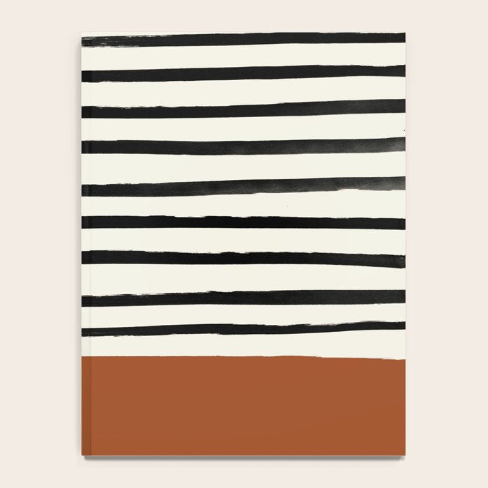 Burnt Orange x Stripes Notebook Gallery Image 4