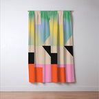 Modern Abstraction 5 Window Curtain Gallery Image 3