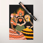 day of dead Wrapping Paper Gallery Image 1