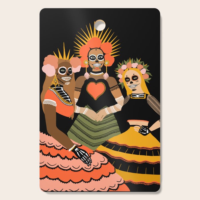 day of dead Cutting Board Gallery Image 1