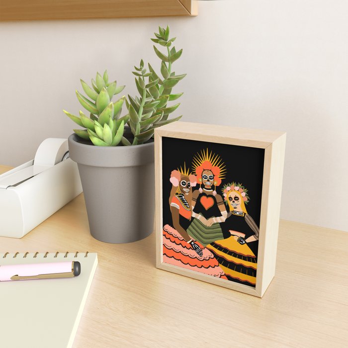 day of dead Mini Art Print Gallery Image 2