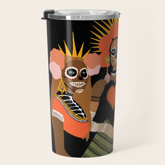 day of dead Travel Mug Gallery Image 3