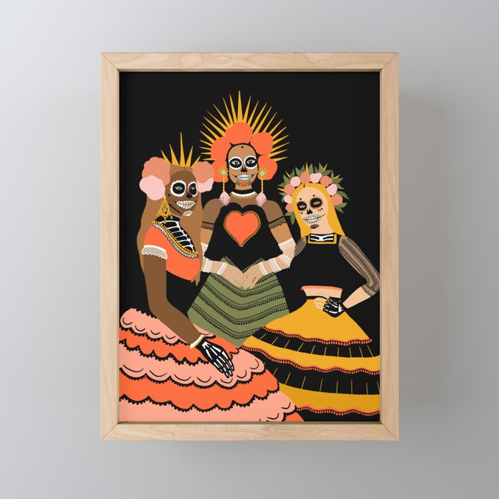 day of dead Mini Art Print Gallery Image 1