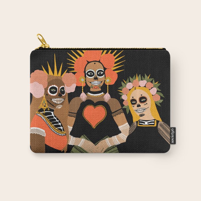 day of dead Carry All Pouch Gallery Image 1