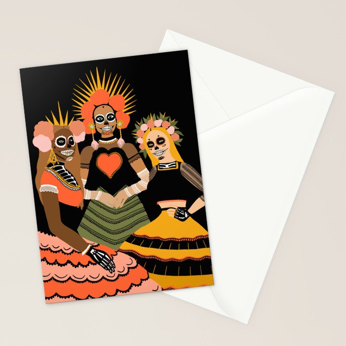 day of dead Stationery Card Gallery Image 2