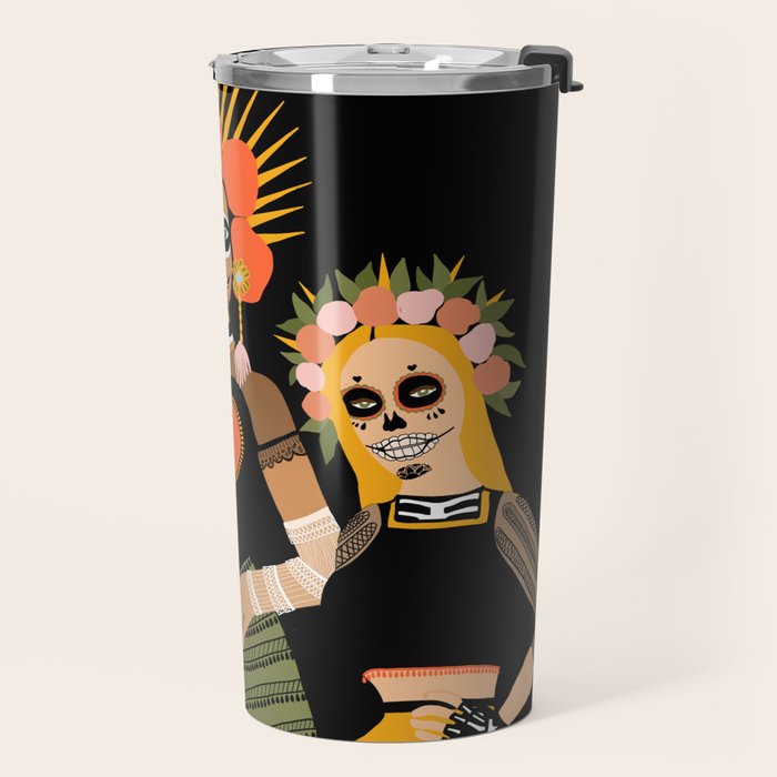 day of dead Travel Mug Gallery Image 2