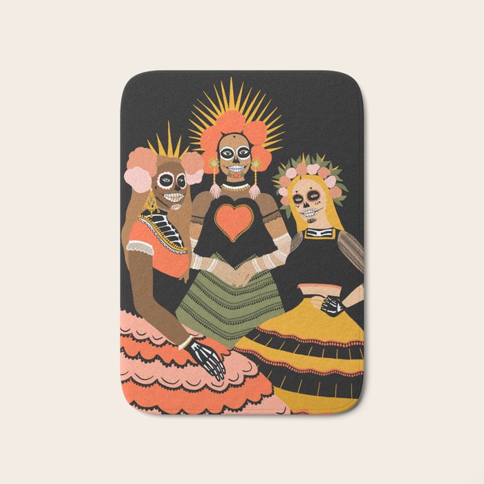 day of dead Bath Mat Gallery Image 1