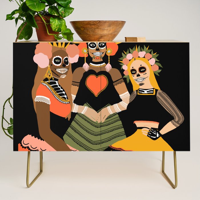 day of dead Credenza Gallery Image 1