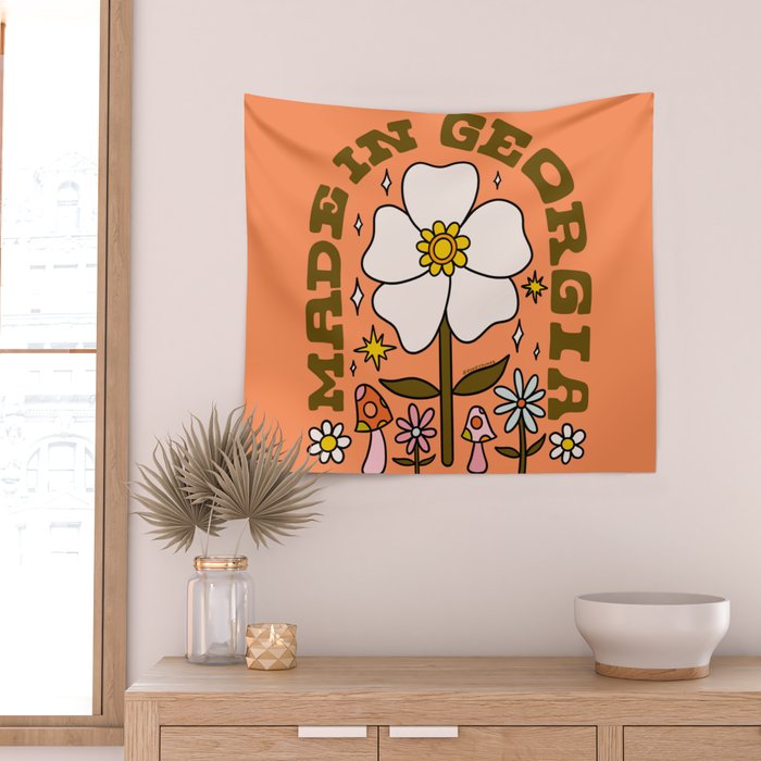 Made In Georgia Wall Tapestry Gallery Image 2