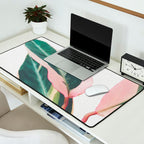 Pink Leaves II Desk Mat Gallery Image 2