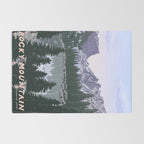 Rocky Mountain National Park Poster, Colorado, USA, Denver, Rocky Mountains, National Parks Rug Gallery Image 2