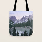 Rocky Mountain National Park Poster, Colorado, USA, Denver, Rocky Mountains, National Parks Tote Bag Gallery Image 1