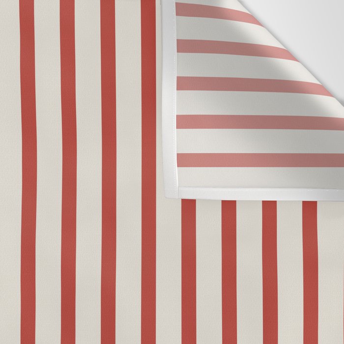 Red And Cream Striped Wall Tapestry Gallery Image 3